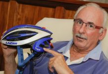 Rob praises helmet after crash with wallaby