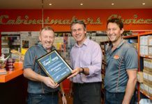 Service of choice wins monthly Shop Local award