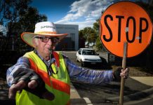 80’s enough for loved school crossing veteran Kirke