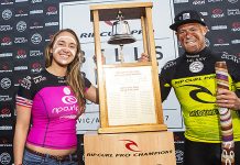 Mick Fanning now triple Bells winner