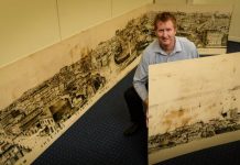 Diorama offers rare panorama of early Geelong diorama
