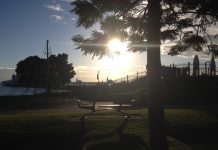 The sun is shining…