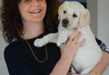 Puppy love is for the blind in Parkin household