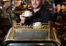 First coffee machine brews for CAT