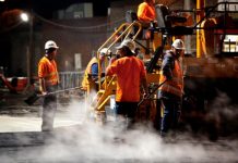 Local road workers in fear of speeding drivers