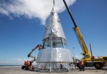 First pictures of waterfront Christmas tree