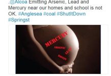 Pregnant mum in new anti-coal scare campaign