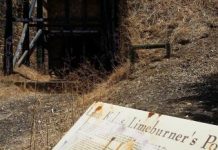 Heritage kiln in ruins on waterfront