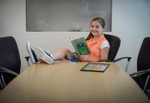 Young author demonstrates her woolly heart in print