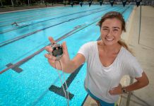 Brittany back in the swim …