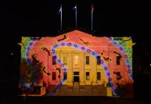 City lights up with Aboriginal arts