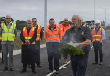 Cold snap delays coastal link work