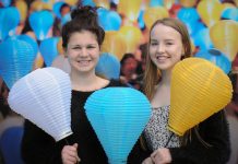 Lanterns light the way for familes touched by cancer