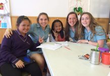 Study buddies have refugee kids feeling like the laptop of luxury