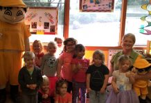 Mascot helping to keep them safe