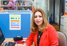 Volunteering role adding up for Iranian migrant Elham