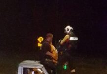 Dramatic airborne flood rescue