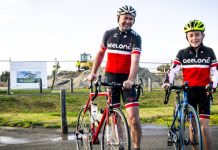 Partners in pedalling