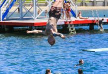 Iconic beach safest water