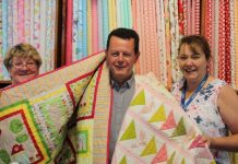 Zoe has charity all stitched up