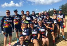 Riders pass through on quest for cancer funds