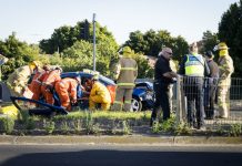 Man fighting for life after Geelong car crash chaos