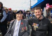 Jimmy remembers mates as thousands mark Anzac Day