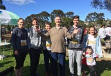 Geelong family walks for grandpa