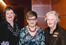 Former teacher schools women’s luncheon