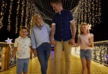 Lighting up Adventure Park