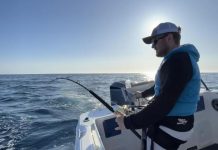 Windy weather stirring up the action