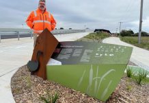 Bespoke signs explain Indigenous features