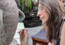 Pottery exhibition for Gaza