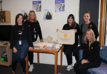 Orange heart for palliative care