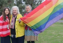 Rainbow flag flies high in May