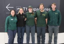 Firefighters take off for Canada