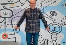 Art delights library visitors