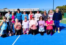 Glorious conditions for midweek tennis
