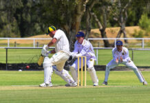 First hot day for local cricket