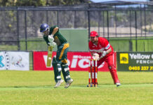 Cricketers get back onto the field