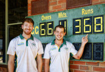 Twin tons break club record