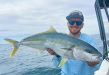 Anglers tough it out