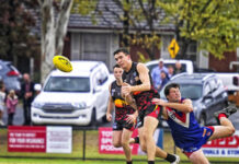 Anzac Day footy in Geelong
