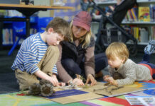 Blue bots and holiday fun