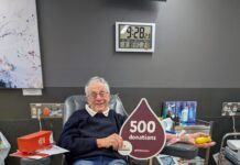 Gary’s blood-y great milestone