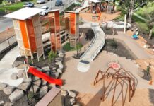 Kids shape new play space