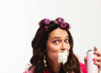 Absurd and risqué comedy