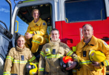 Emergency services on display