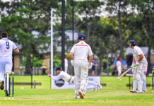 Leopold poised for first-innings points
