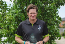 Major awards for umpire Chris